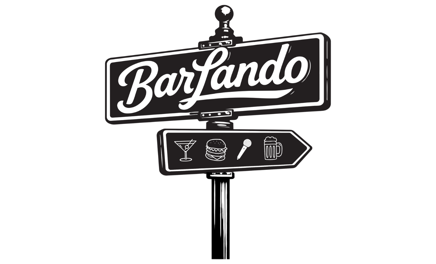 Barlando Bar Black Logo